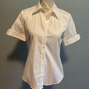 White Short Sleeve Blouse